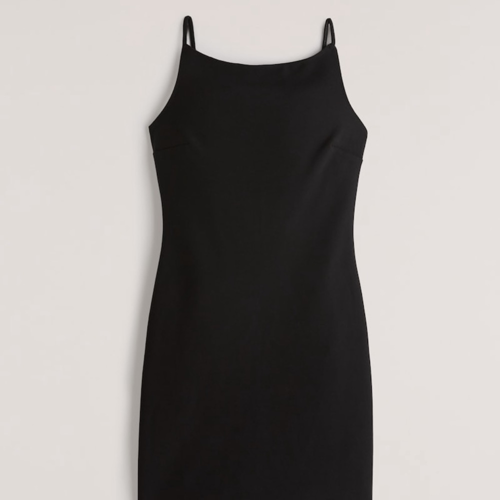 NWT Abercrombie & Fitch Boatneck Low Back Mini Dress